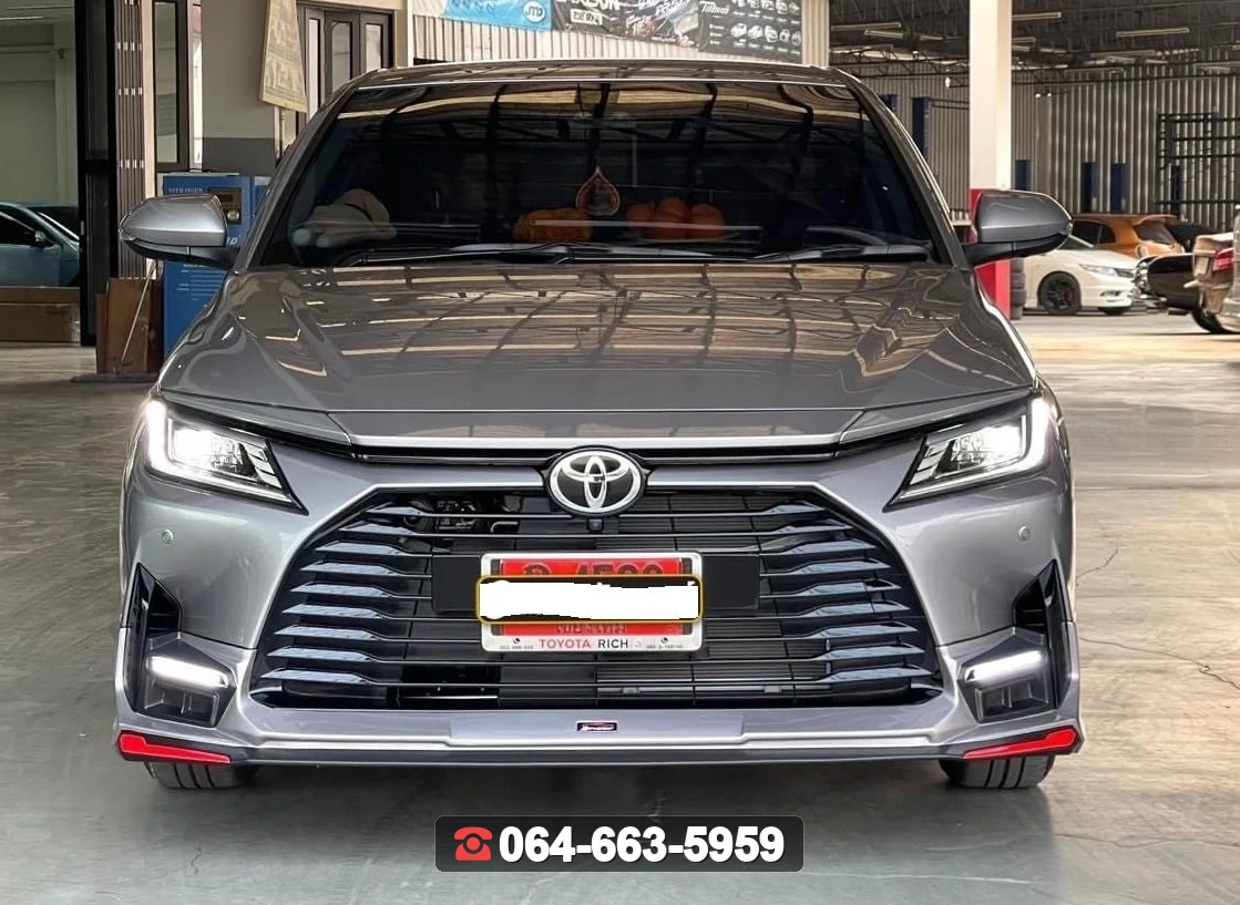 ชุดแต่ง TOYOTA Yaris Ativ 2023 V.1 ท่อเหลี่ยม RiderM ภาพ 5