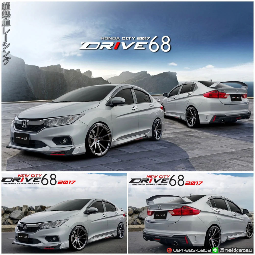 รูปชุดแต่ง ชุดแต่ง Honda City 2017 2019 Drive68 ภาพที่ 2