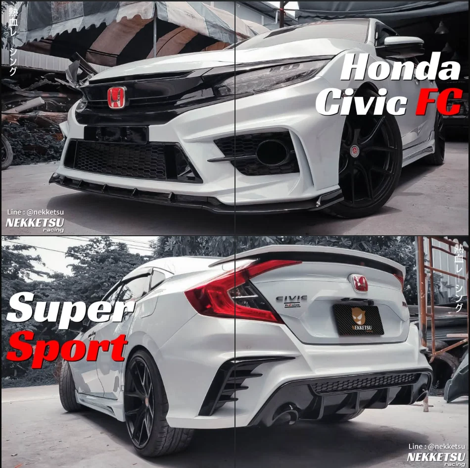 รูปชุดแต่ง ชุดแต่ง Honda Civic FC 16 21 Super Sport 2019 ภาพที่ 2