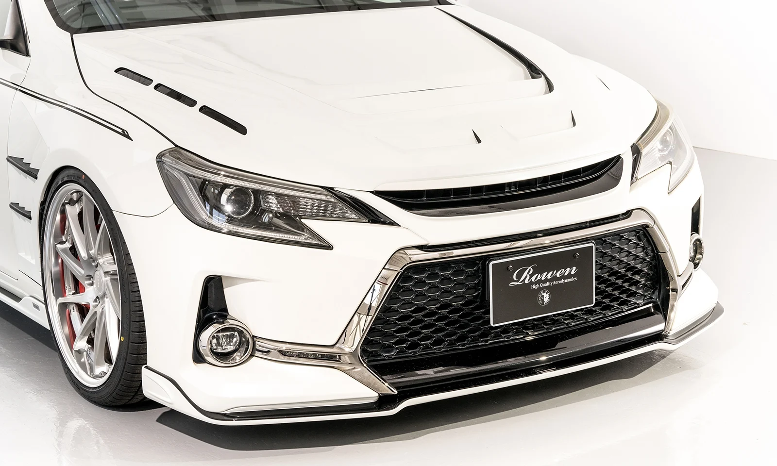 ชุดแต่ง TOYOTA 130 MARK X GR SPORT G's GRX130/133 2017.09~2019.12 2017.09~GR SPORT GRX130/133 2012.08~2016.11 Rowen Japan ภาพ 8