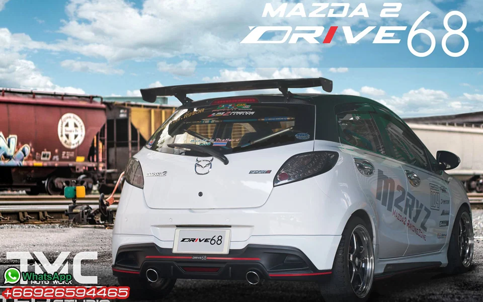 รูปชุดแต่ง ชุดแต่ง Mazda Mazda2 2009 2014 Drive 68 5 ประตู ภาพที่ 2