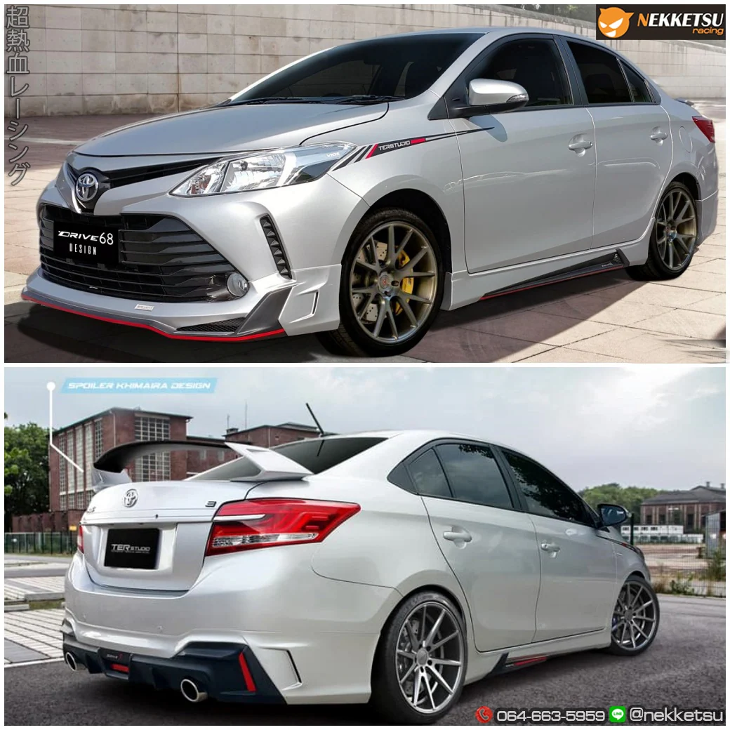 รูปชุดแต่ง ชุดแต่ง Toyota Vios 13 16 Drive68 ภาพที่ 7