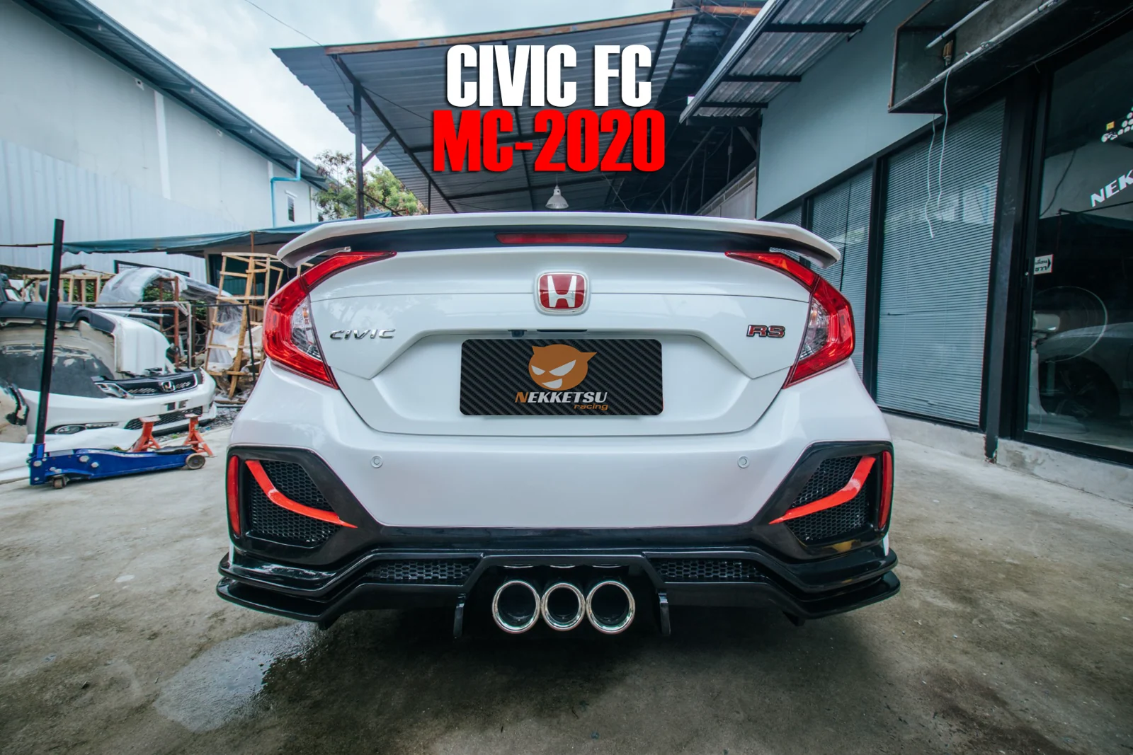 รูปชุดแต่ง ชุดแต่ง Honda Civic FC 16 21 Type MC 2022 ไม่ใส่โป่งเย็บ ภาพที่ 12
