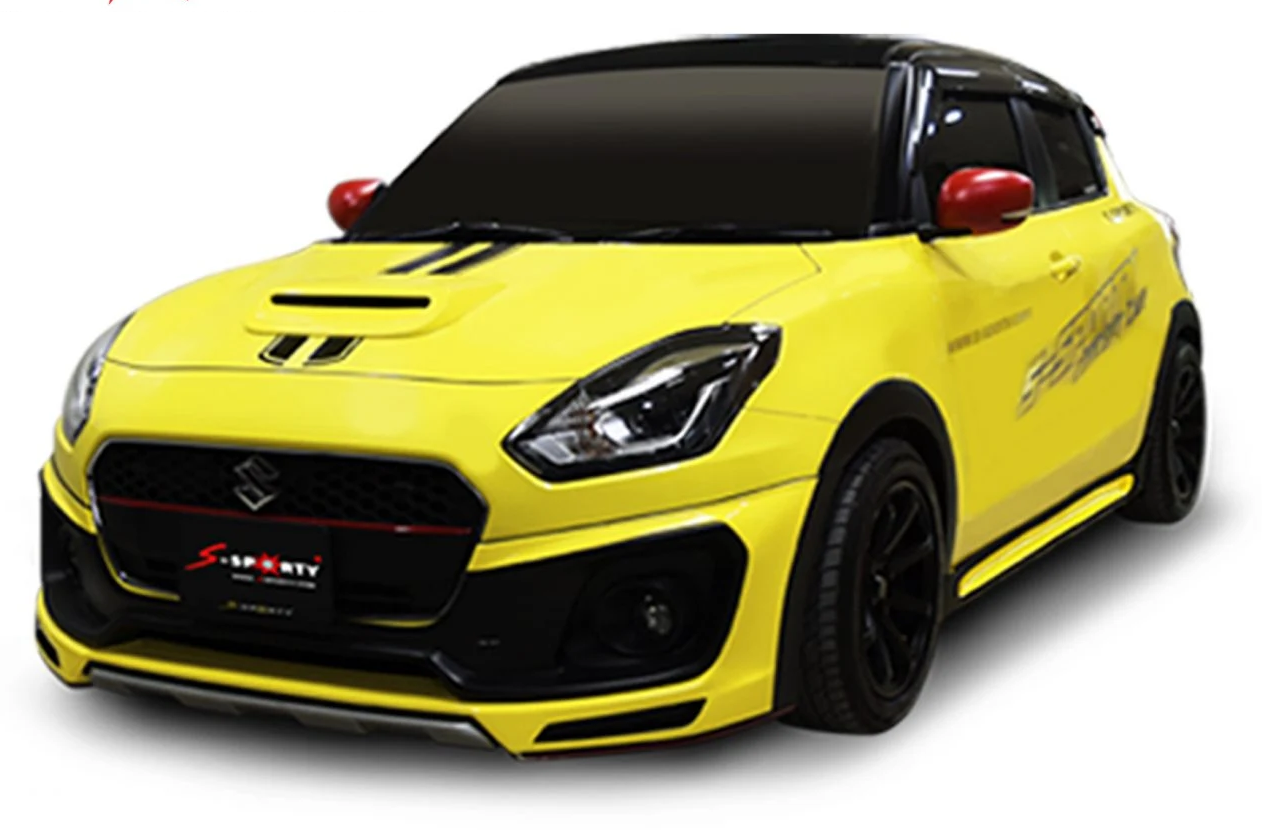 ชุดแต่ง SWIFT 2019 – SPORT Z ภาพรถเต็มคันมุมหน้าจากต้นทาง S-Sporty
