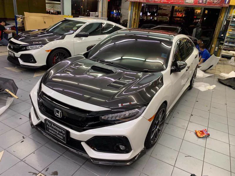 รูปชุดแต่ง ชุดแต่ง Honda Civic FC 16 21 ฝากระโปรง ภาพที่ 12