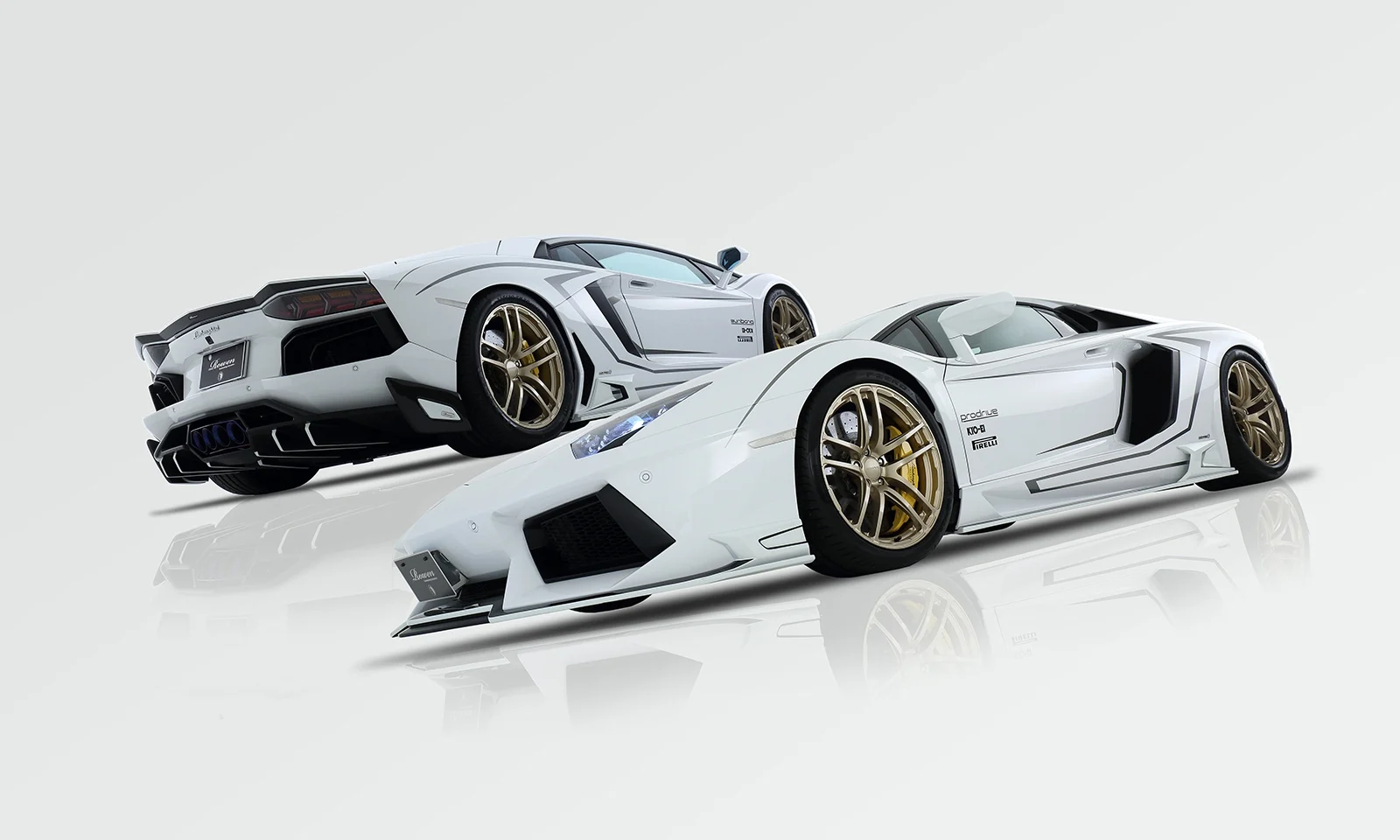 ชุดแต่ง LAMBORGHINI Aventador LP700 2012.11~Rowen Japan ภาพ 20
