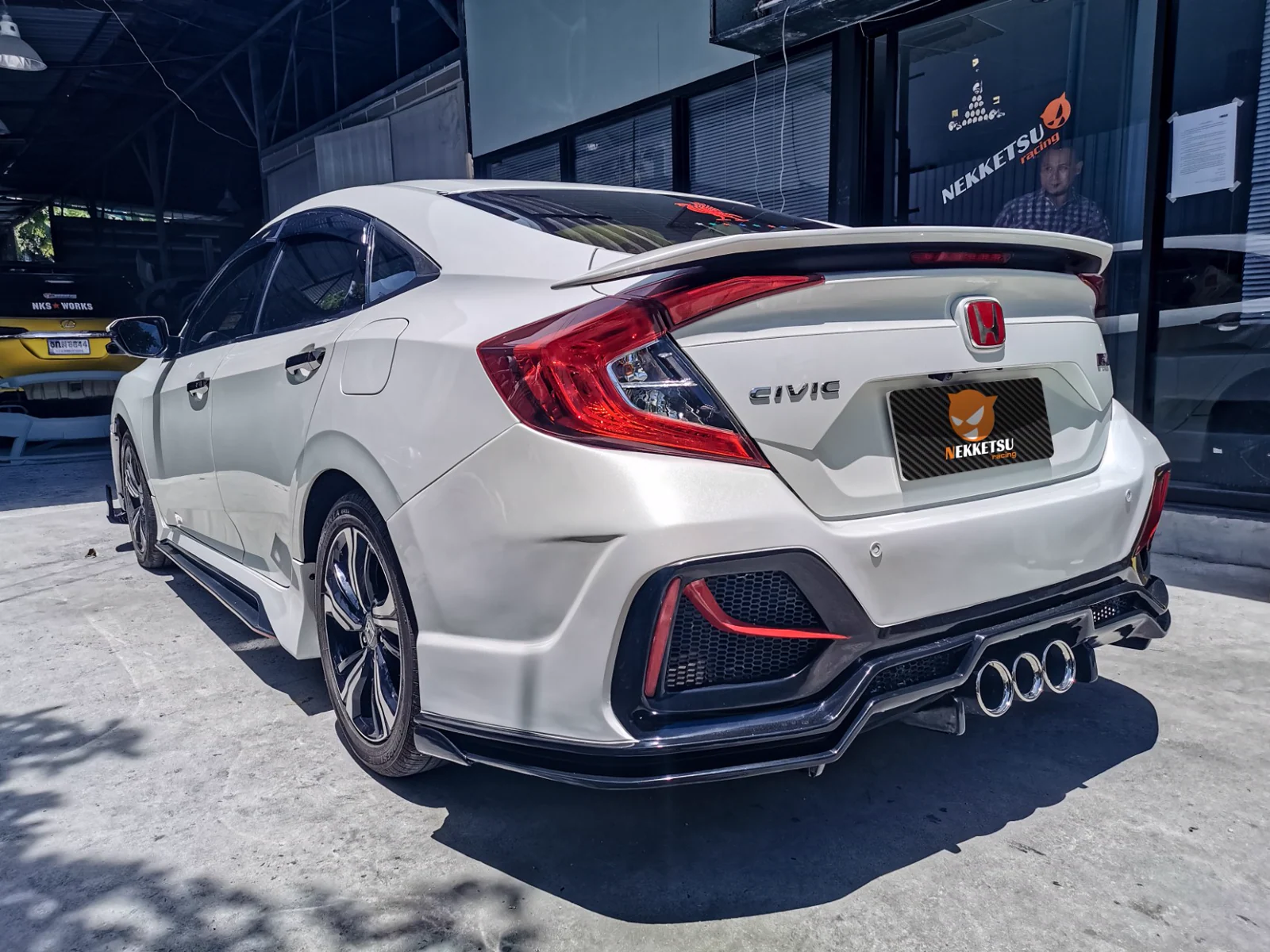 รูปชุดแต่ง ชุดแต่ง Honda Civic FC 16 21 Type MC 2022 ไม่ใส่โป่งเย็บ ภาพที่ 18