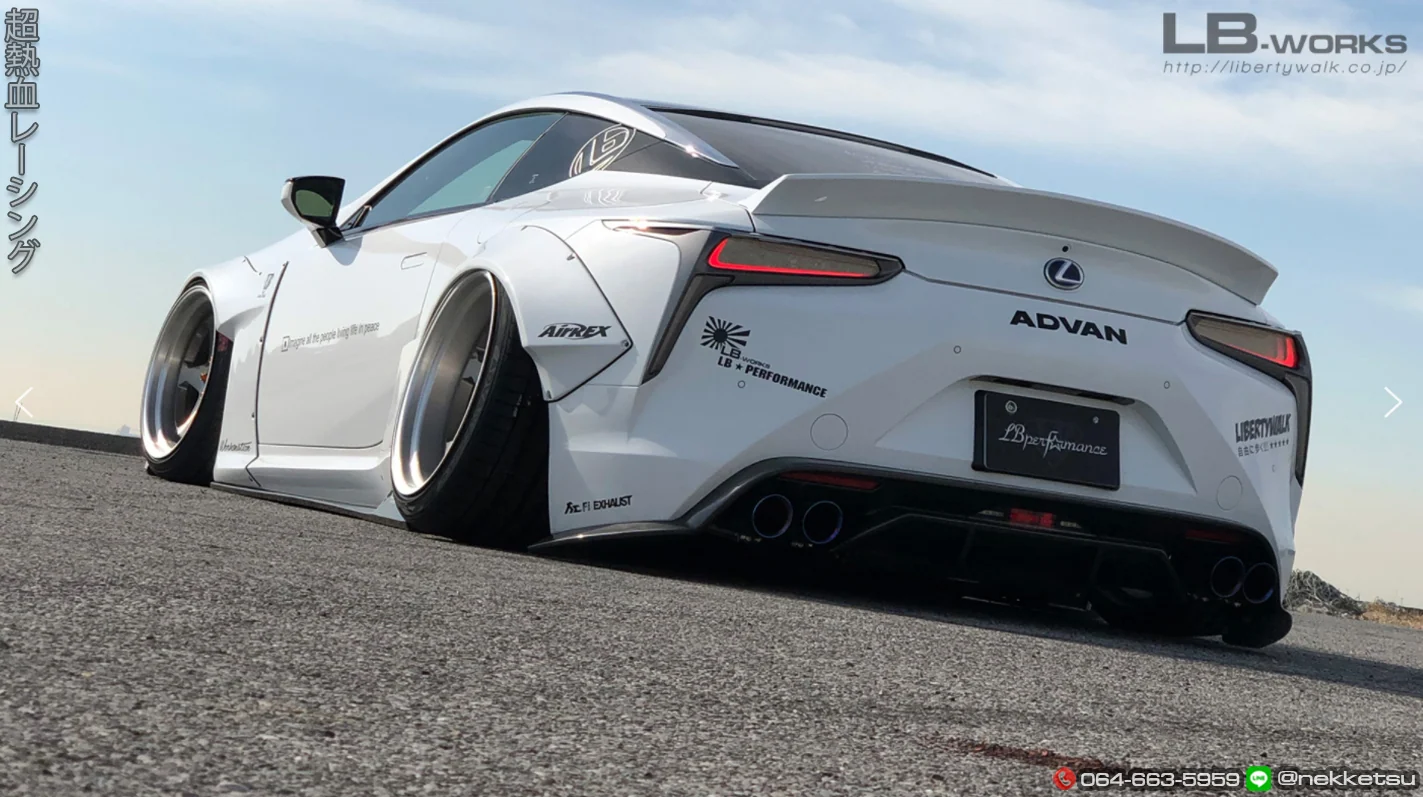 รูปชุดแต่ง ชุดแต่ง Lexus LC500 LB WORK ภาพที่ 6