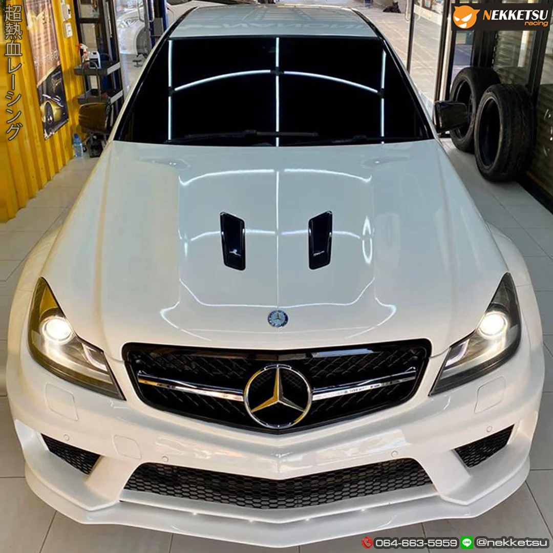 รูปชุดแต่ง ชุดแต่ง Mercedes-Benz C Class W204 2010 2014 แปลงเก่าเป็น face lift ภาพที่ 9