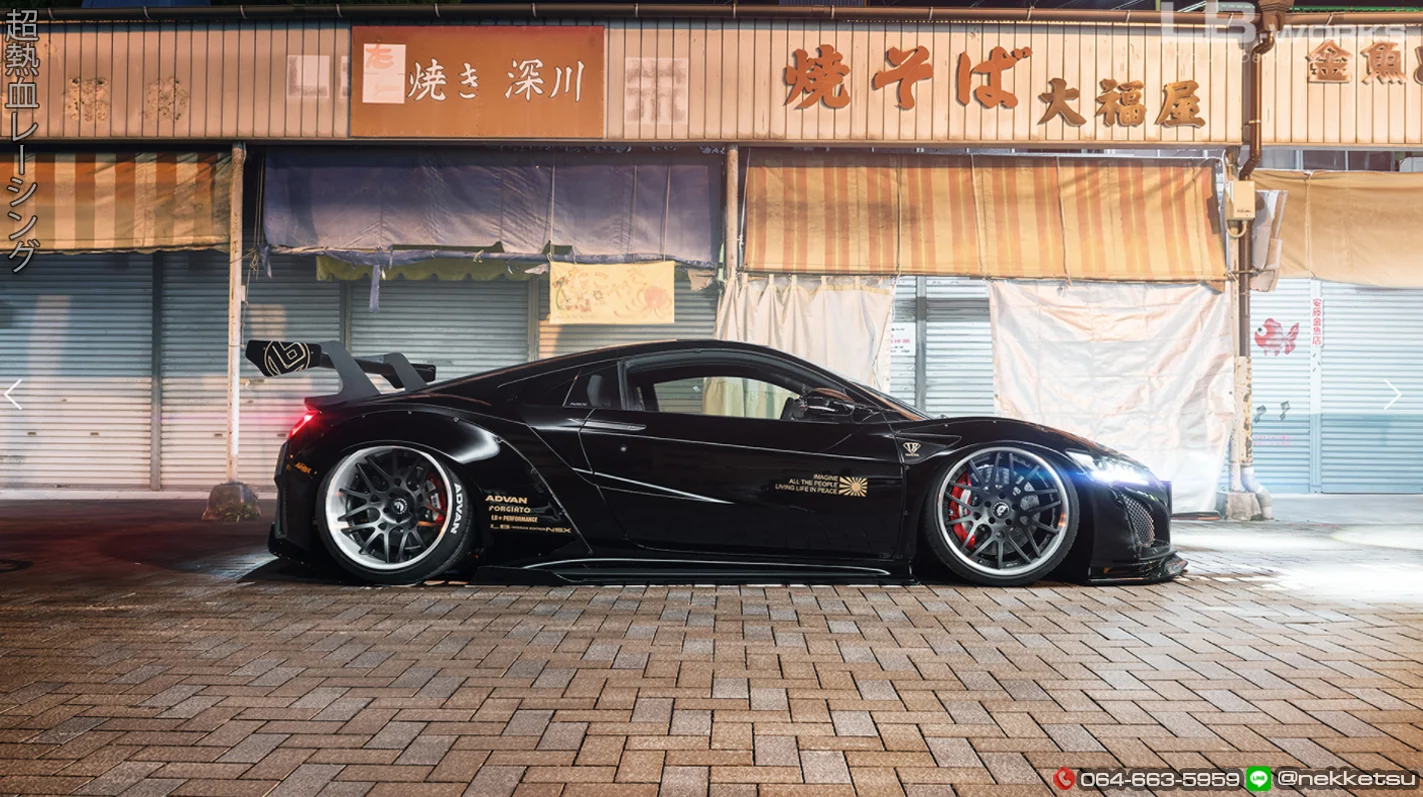 รูปชุดแต่ง ชุดแต่ง Honda NSX NC1 LB WORK ภาพที่ 3
