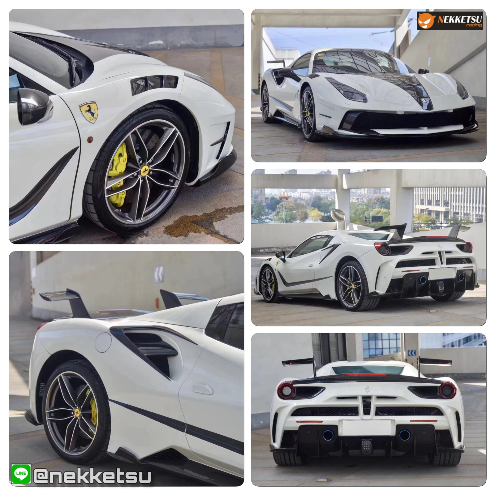 ชุดแต่ง Ferrari 488 Mansory