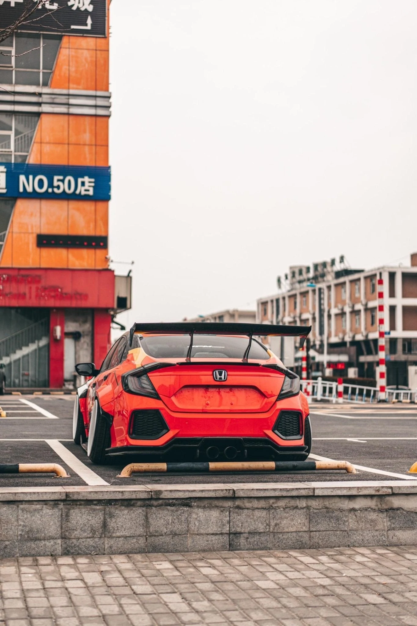 ปีกหลัง GT Wing FRP Robot Civic FC Sedan ภาพสินค้า 5