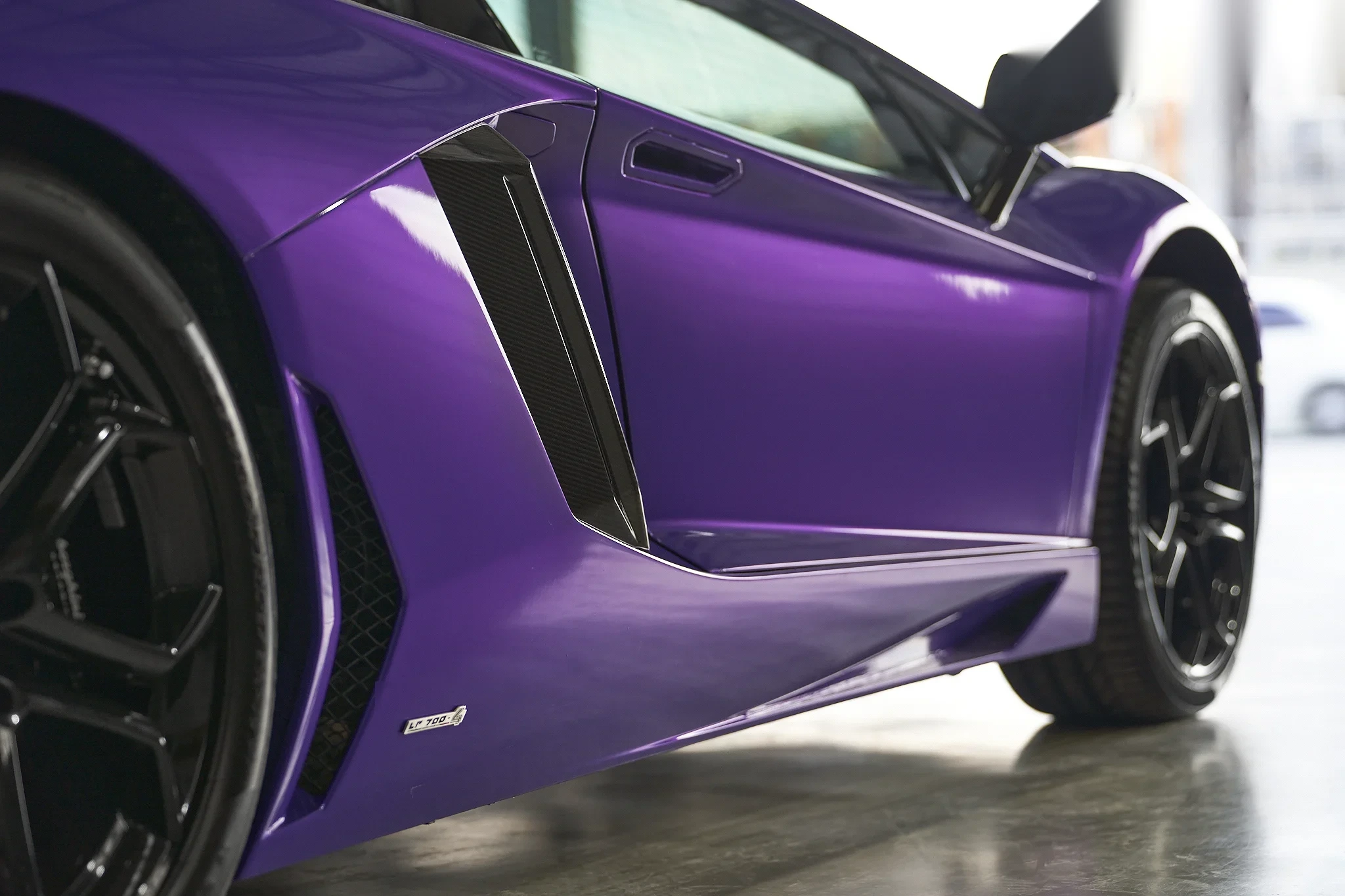 ชุดแต่ง LAMBORGHINI Aventador Lamborghini LP700-4 x Novitec Side Air Intakes x Race คาร์บอน ฝากระโปรง Prodrive Shop ภาพ 7