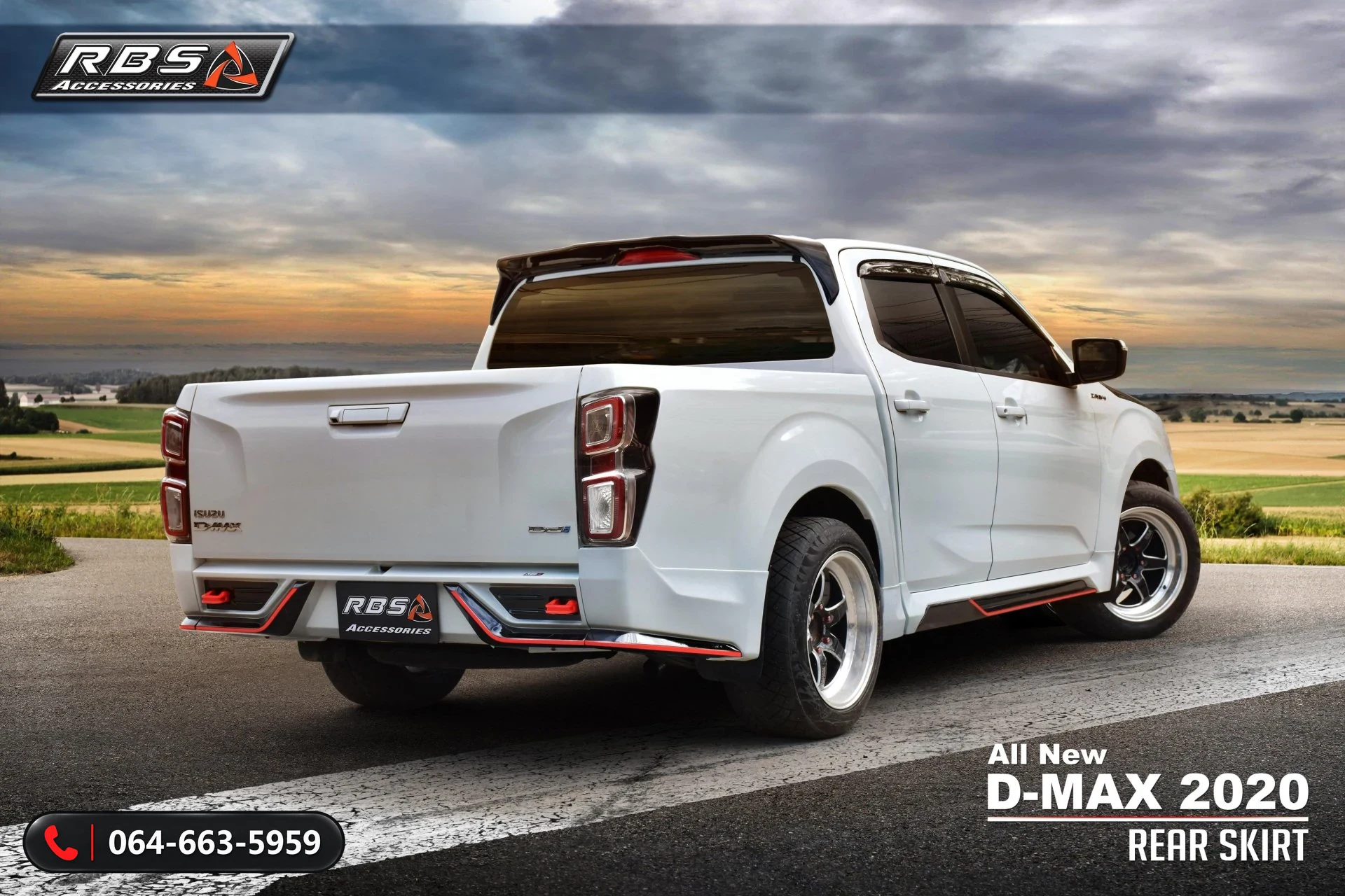 ชุดแต่ง ISUZU D-MAX 2020 รุ่นเตี้ย CAB 4 RBS ภาพ 2