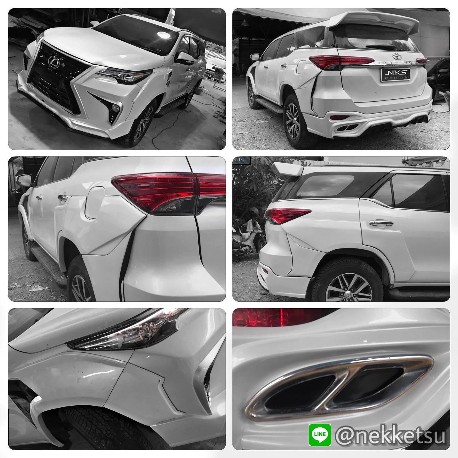 รูปชุดแต่ง ชุดแต่ง Toyota Fortuner 2015 2019 NKS V.1 ภาพที่ 19