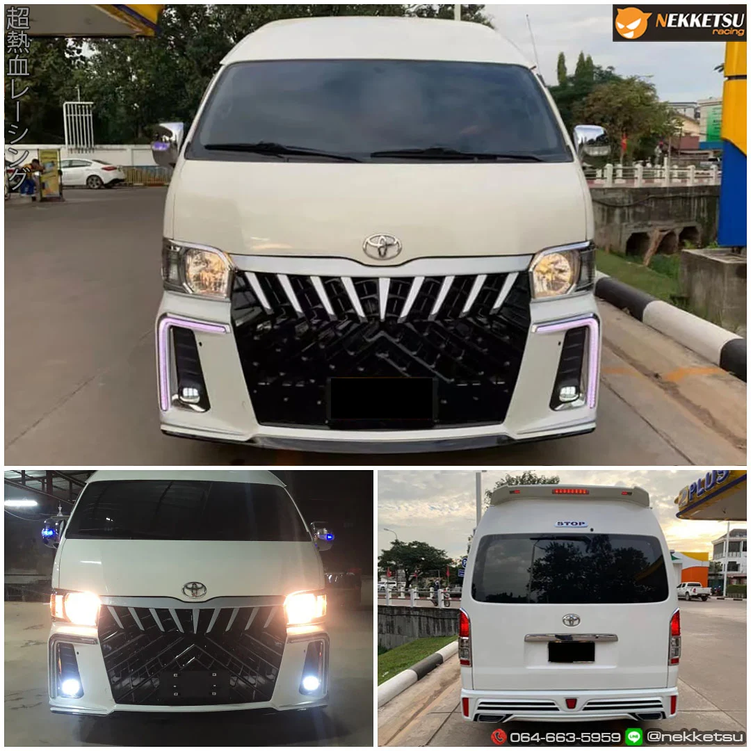 รูปชุดแต่ง ชุดแต่ง TOYOTA Commuter รถตู้ 2005 2018 ทรง Alphard V.2 ภาพที่ 17