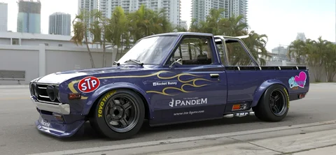 ชุดแต่งไวด์บอดี้ - V1.0 DATSUN 620 Pickup Ute Pandem ภาพสินค้าที่เลือก
