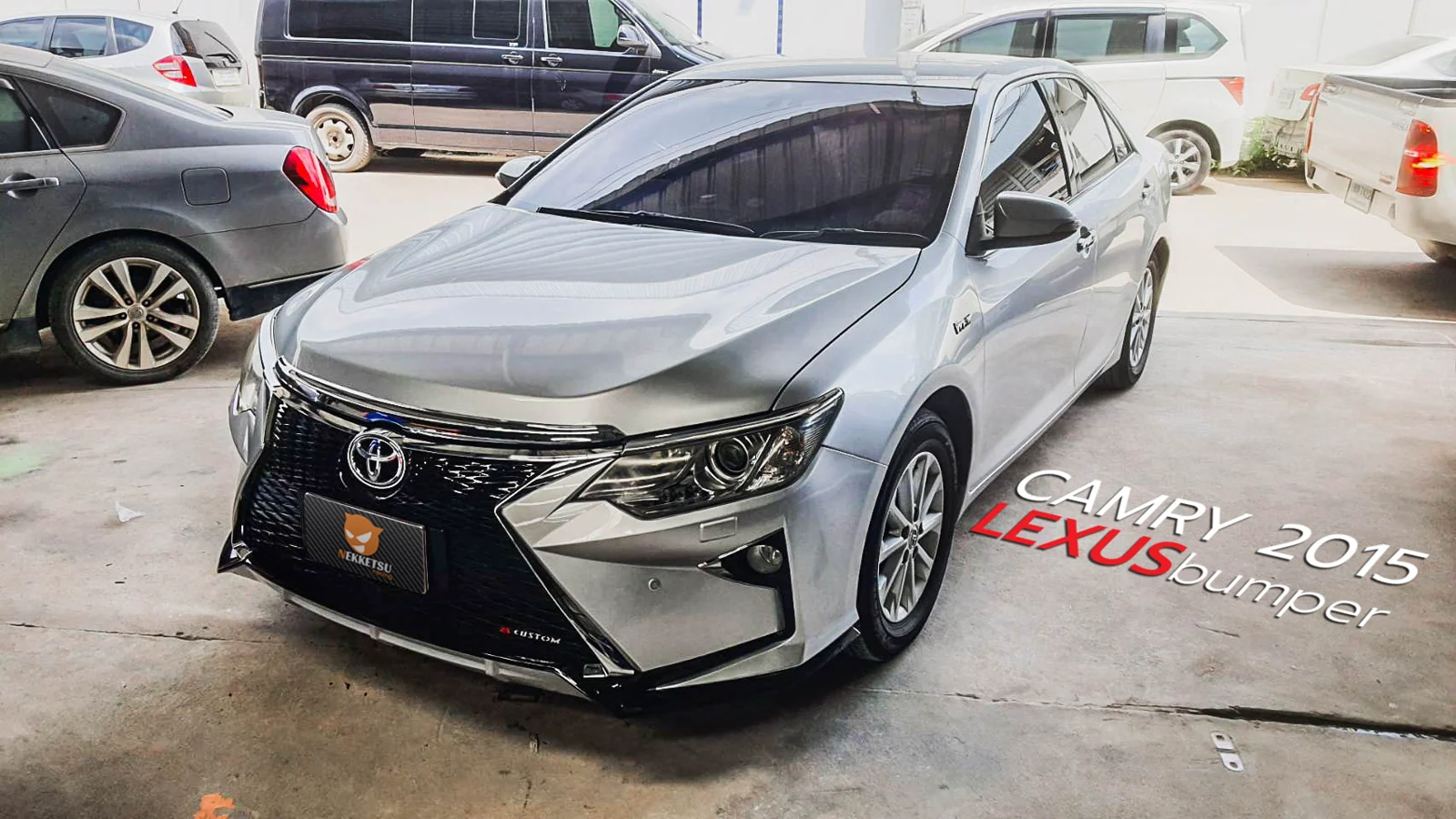ชุดแต่ง Toyota Camry 2012 2017 Lexus V.1