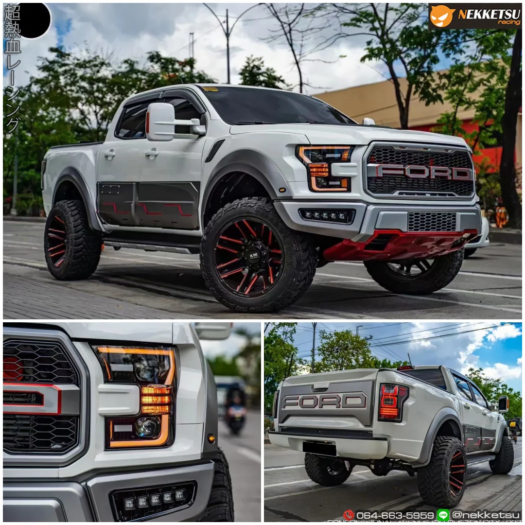 รูปชุดแต่ง ชุดแต่ง Ford Ranger 2016 2019 เป็นหน้า F150 2020 ภาพที่ 8