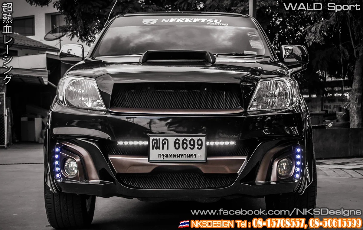 รูปชุดแต่ง ชุดแต่ง Toyota Hilux Vigo 2008 2014 WALD ภาพที่ 4