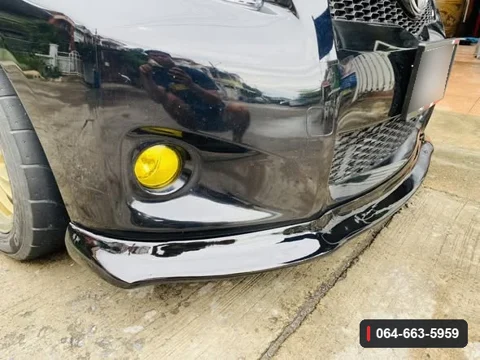 ภาพลิ้นต่อกันชนหน้า Toyota Yaris XP90 หลังติดตั้ง