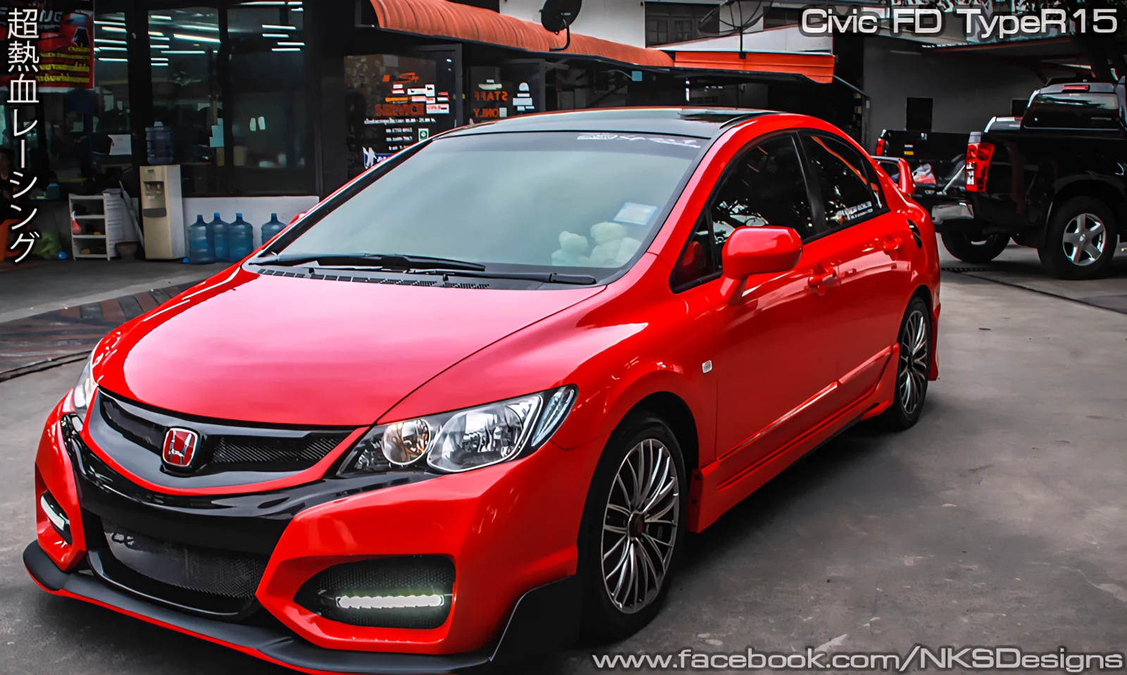 รูปชุดแต่ง ชุดแต่ง Honda Civic FD 06 11 Type R15 ภาพที่ 12