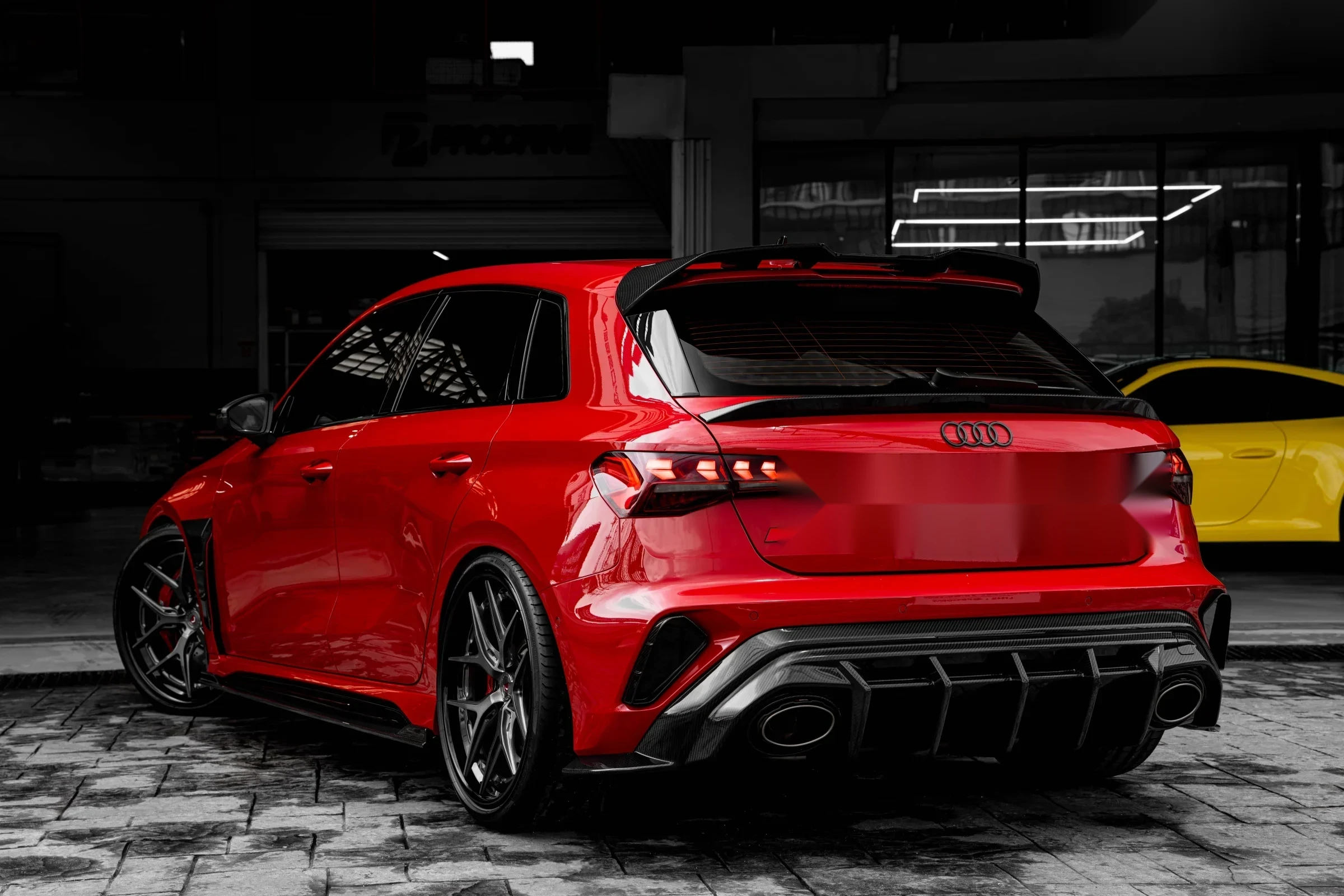 ชุดแต่ง Audi S3 / RS3 Audi RS3 x CT คาร์บอน Prodrive Shop ภาพ 8