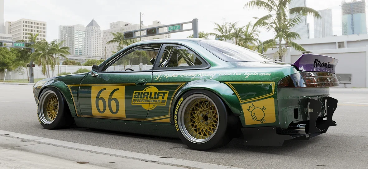 ดิฟฟิวเซอร์หลัง (ชิ้นแยก) - V1.0 NISSAN Silvia BOSS [S14] Rocket Bunny Racing ภาพสินค้าที่เลือก