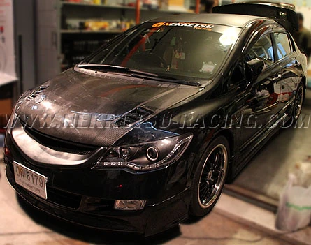 ฝากระโปรงหน้า Civic FD ทรง Mugen RR Carbon แท้ — ภาพรายละเอียดสินค้า 2