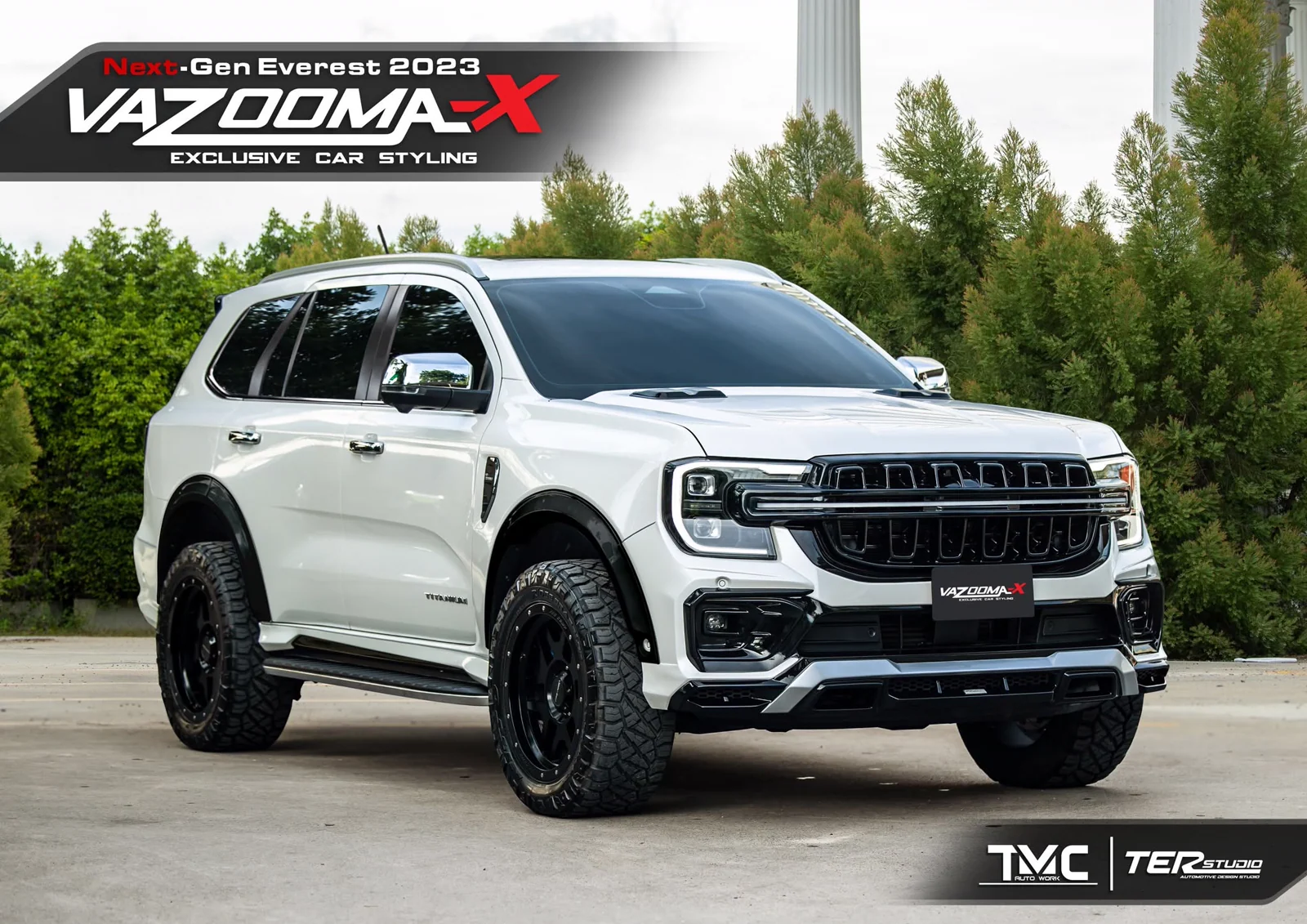 ชุดแต่ง Ford Everest 2022 2028 Vazooma X