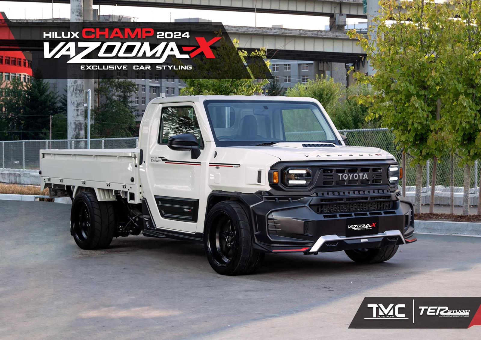 รูปชุดแต่ง ชุดแต่ง Toyota Hilux Champ 2024 Vazooma X ภาพที่ 10