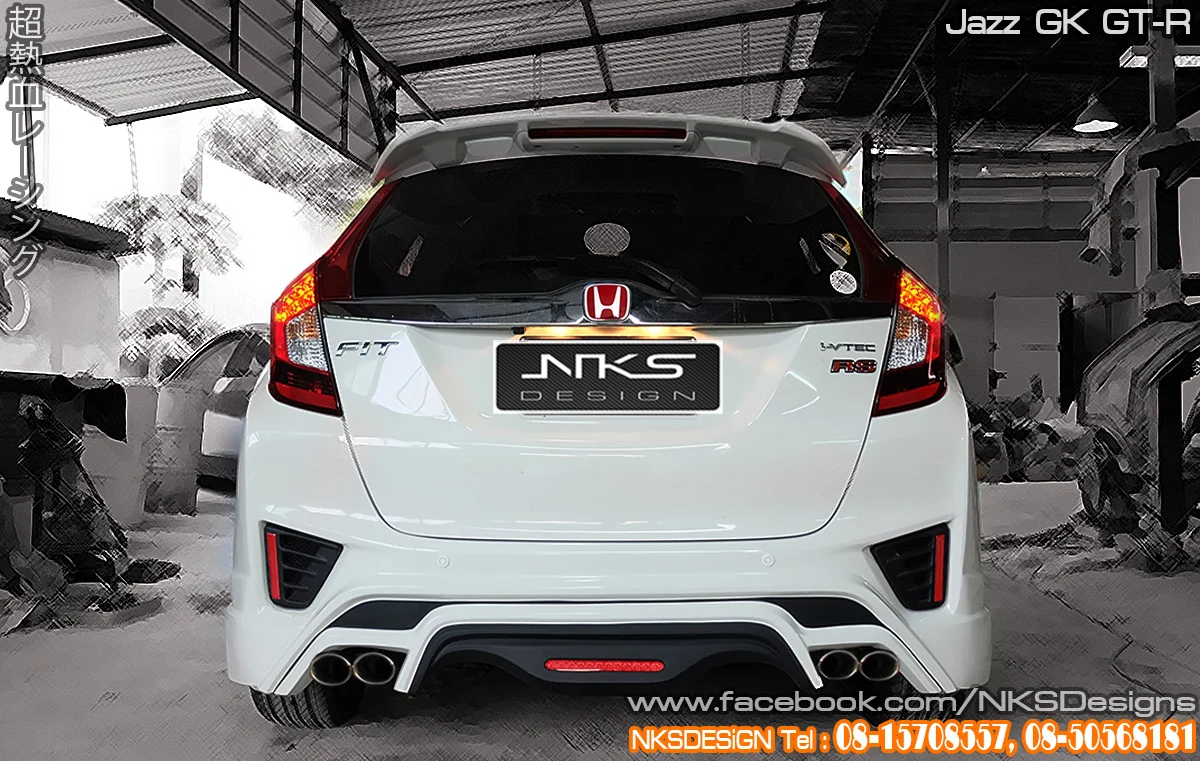 รูปชุดแต่ง ชุดแต่ง Honda Jazz GK 2014 2019 GTR ภาพที่ 6