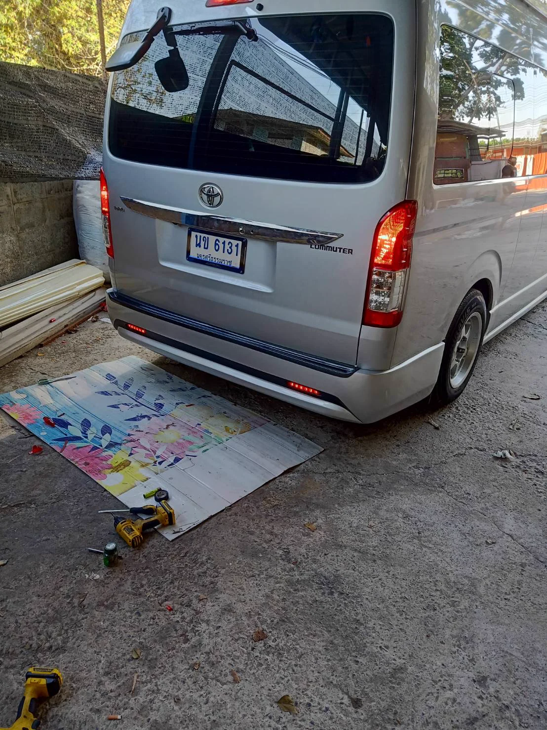 รูปชุดแต่ง ชุดแต่ง TOYOTA Commuter รถตู้ 2005 2018 Commuter หน้า Alphard TH ภาพที่ 8