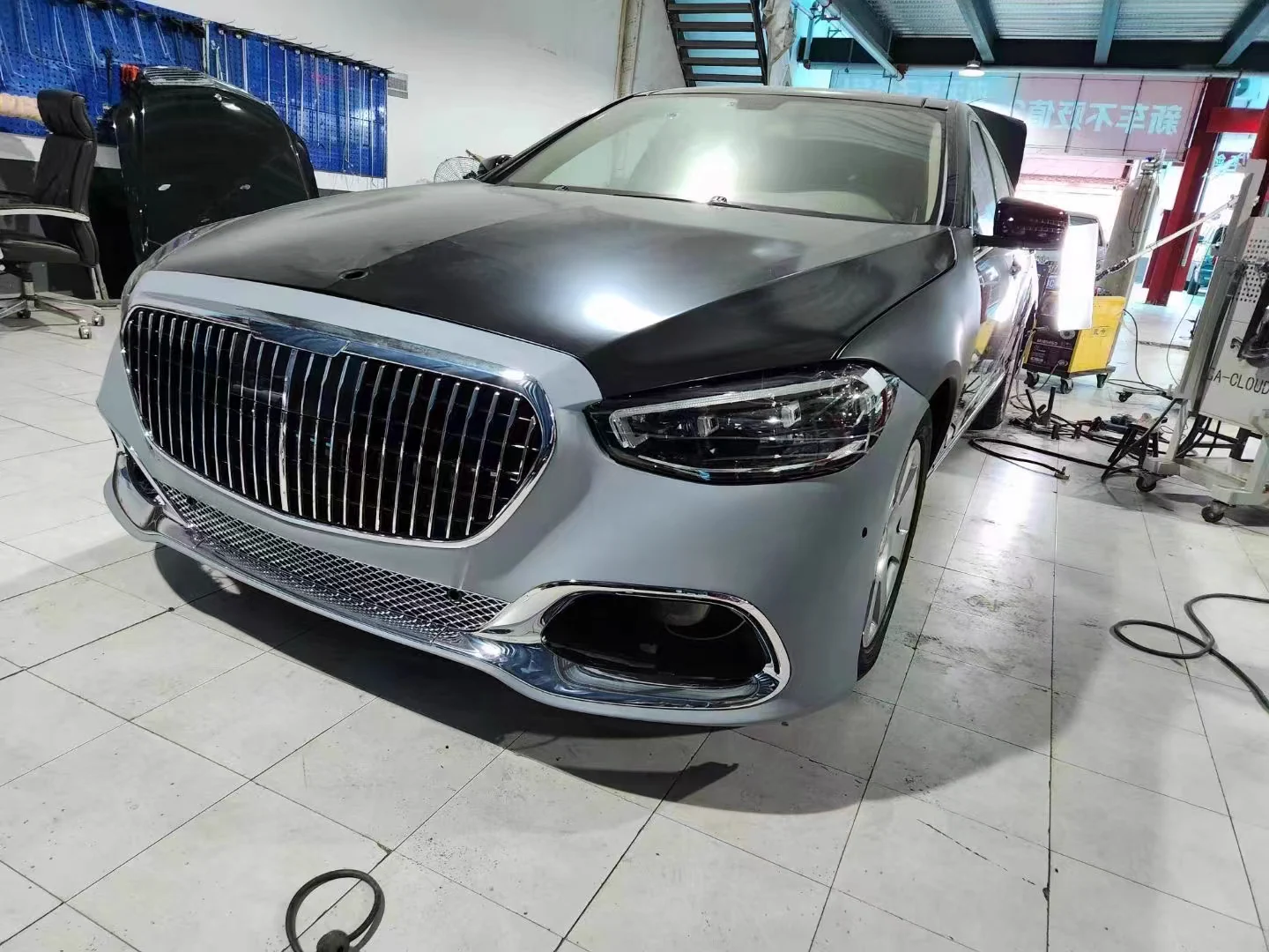 ชุดแต่ง Mercedes-Benz S Class W221 2006 2009 W221 เป็น W223