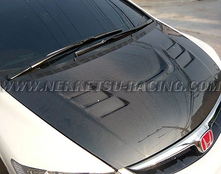 ฝากระโปรงหน้า Civic FD ทรง Ings+1 Carbon ลาย 2 — ภาพรายละเอียดสินค้า 2