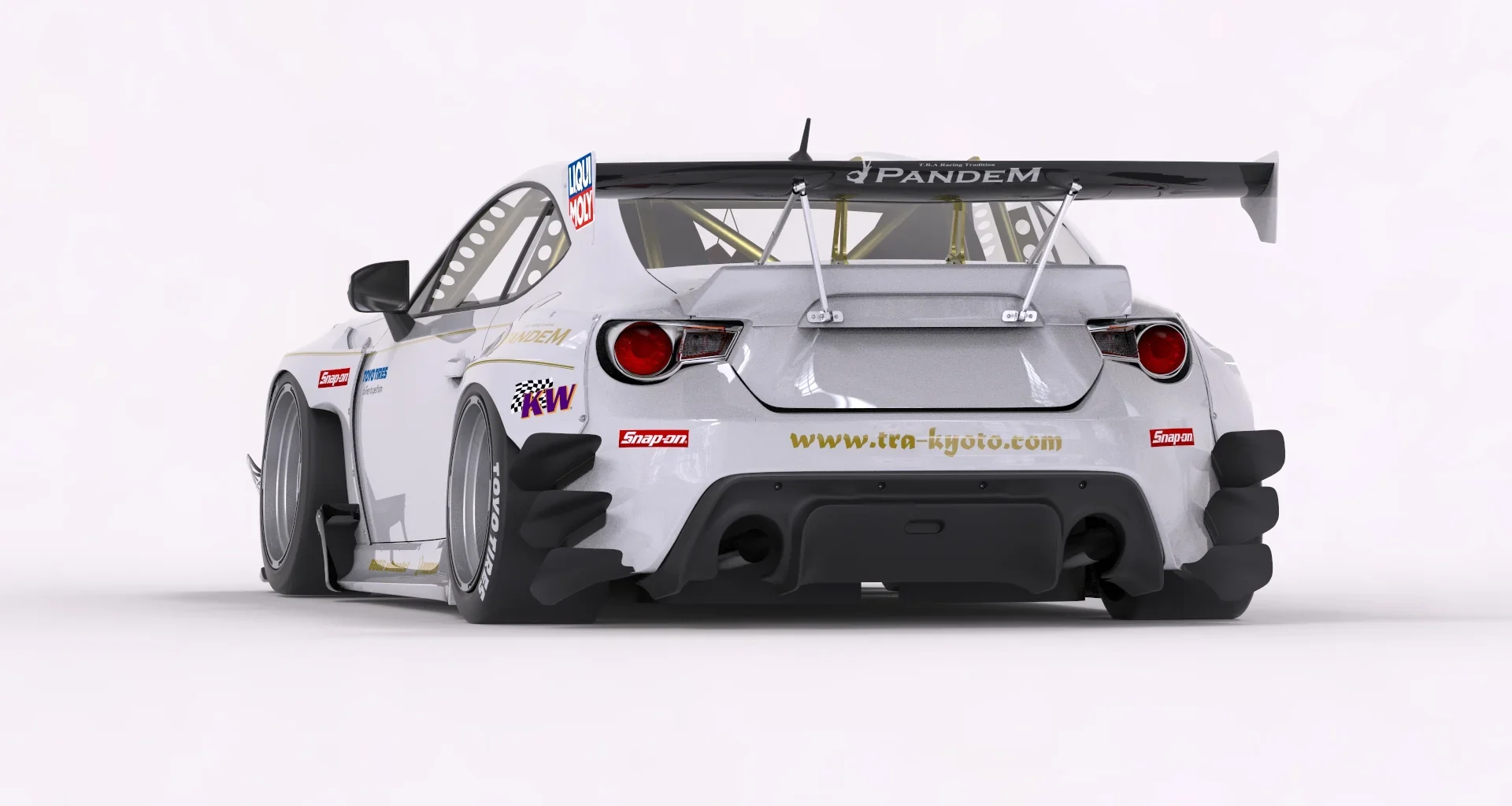 คานาร์ด Rear Canards (only) - V3.0 BRZ - GT86 - FR-S Rocket Bunny Racing ภาพสินค้าที่เลือก