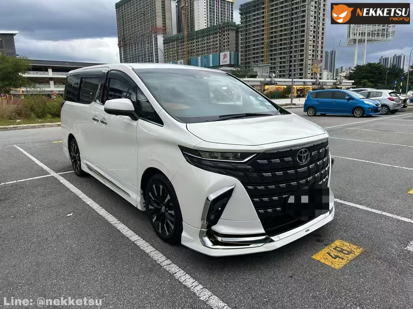 รูปชุดแต่ง ชุดแต่ง Toyota Alphard AH30 2015 2018 แปลงหน้า A40 2025 ภาพที่ 3