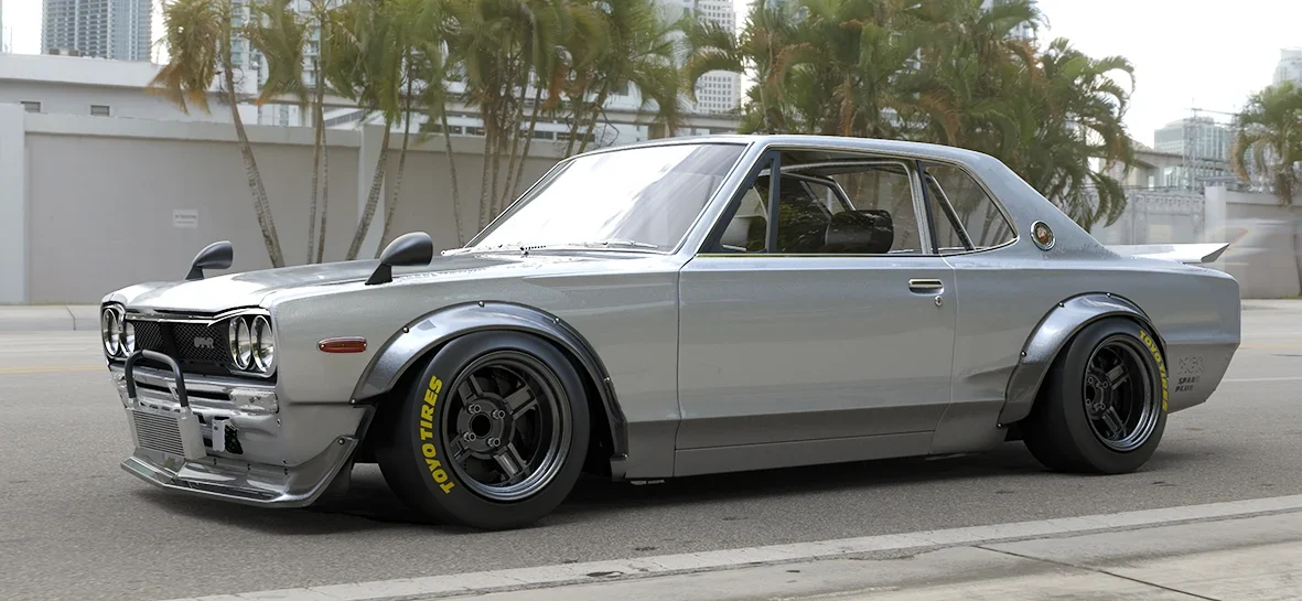ลิ้นกันชนหน้า [Option] Front Spoiler [CFRP] (only) - V1.0 NISSAN Hakosuka Skyline 2000 GT-R KPGC-10 Pandem ภาพสินค้าที่เลือก