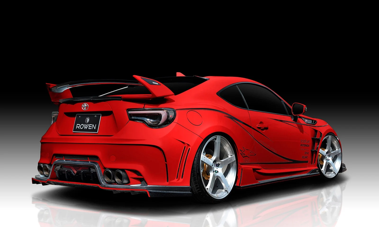 ชุดแต่ง TOYOTA 86 STREET ZERO MODEL Bumper type ZN6 2016.08~Rowen Japan ภาพ 17