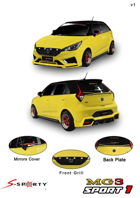 ชุดแต่ง MG3 2018 – SPORT 1 ภาพสินค้า 1