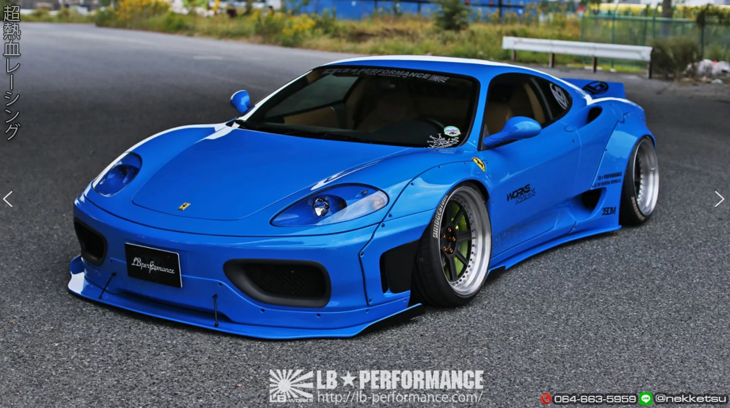 รูปชุดแต่ง ชุดแต่ง Ferrari 360 LB WORK ภาพที่ 8