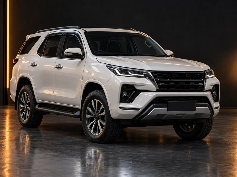 ภาพจำลองชุดแต่ง ชุดแต่ง Toyota Fortuner 2012 2014 2012 เป็น 2021 มุมด้านหน้า สำหรับการนำเสนอ