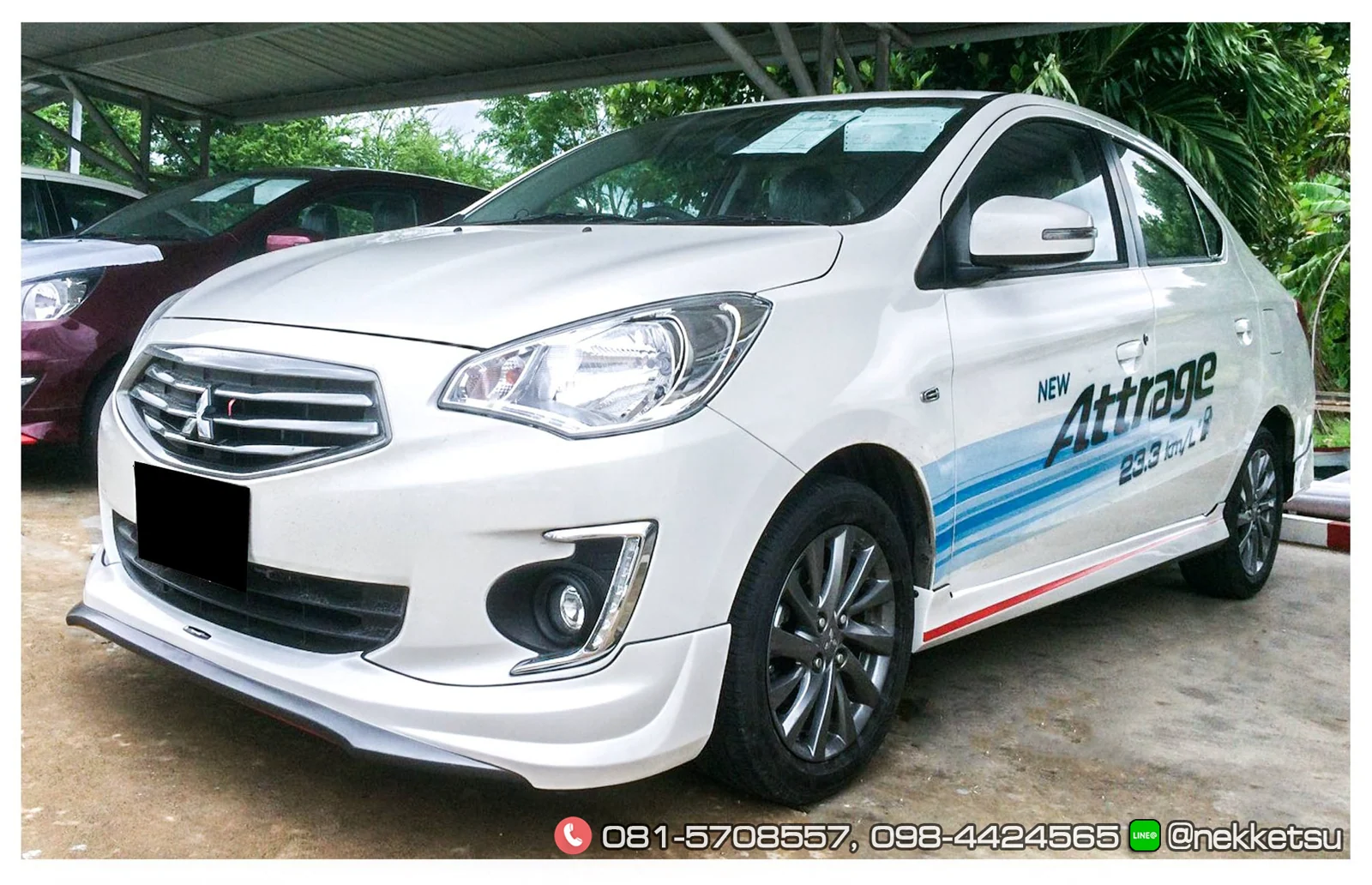 รูปชุดแต่ง ชุดแต่ง Mitsubishi Attrage AMT 2017 ภาพที่ 5