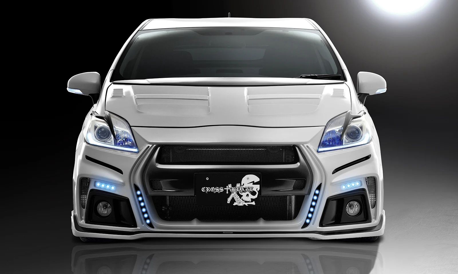 ชุดแต่ง TOYOTA 30 PRIUS MODEL Bumper type ZVW30 2011.12~2015.11 CROSS+BLAZE Rowen Japan ภาพ 2