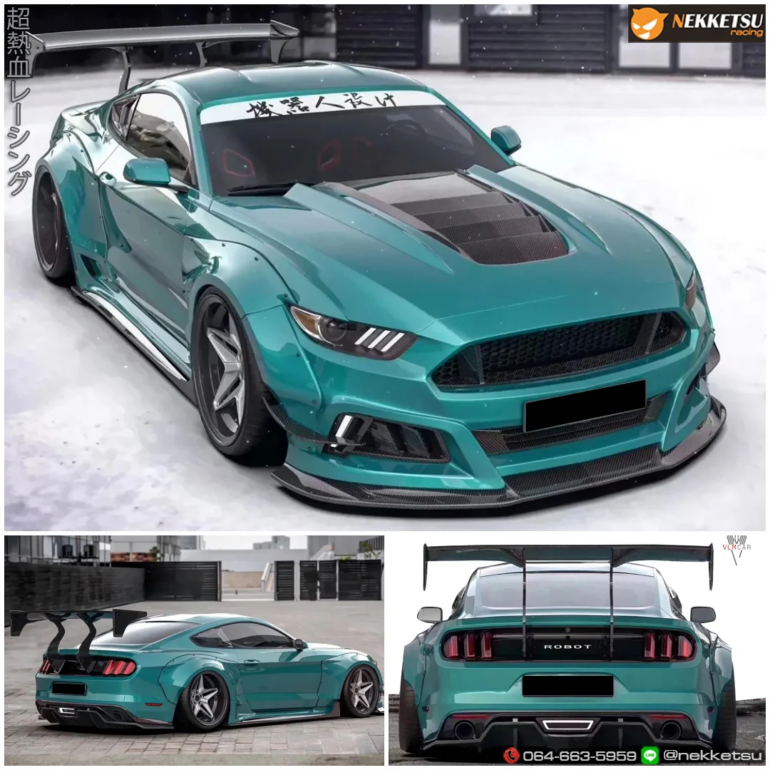 ชุดแต่ง Ford Mustang 2015 2018 Wide Body