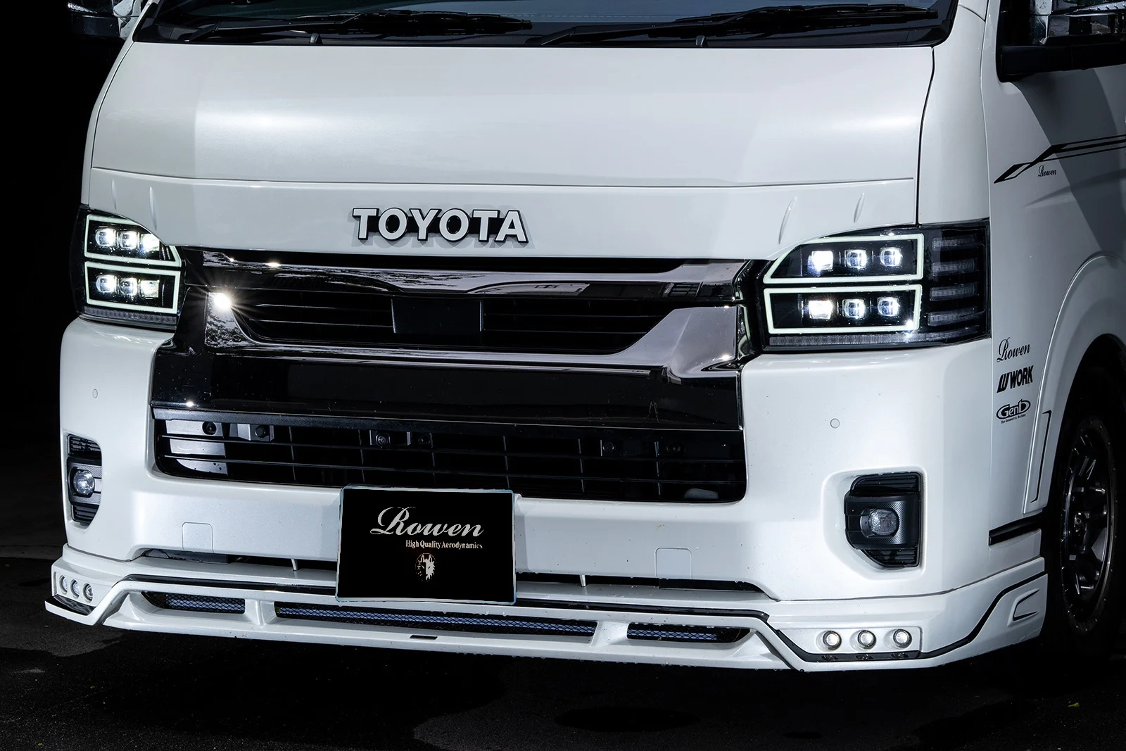 ชุดแต่ง TOYOTA 200HIACE Wide 4 /5 /6 /7 MODEL GDH/KDH/TRH211 2013.12~Rowen Japan ภาพ 6