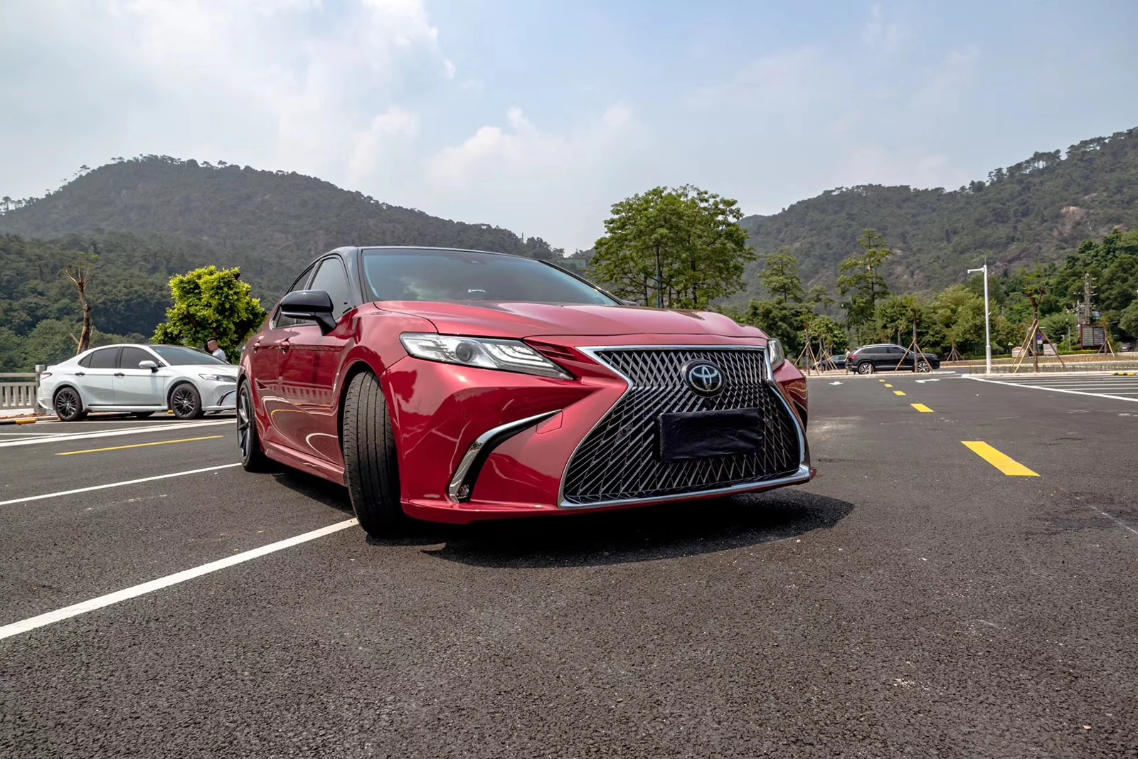 รูปชุดแต่ง ชุดแต่ง Toyota Camry 2018 2024 Lexus V.2 LS ภาพที่ 9