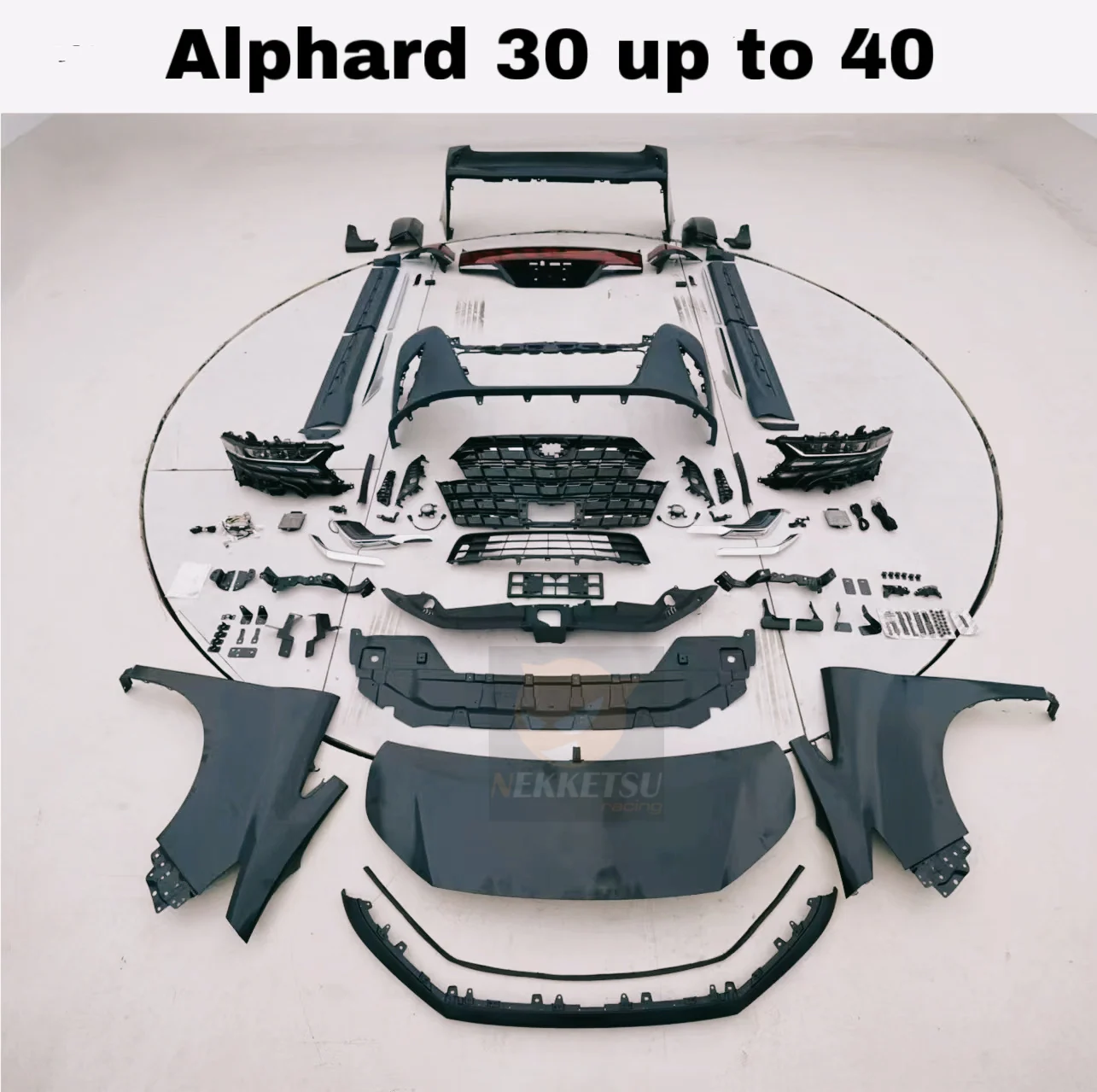 รูปชุดแต่ง ชุดแต่ง Toyota Alphard AH30 2018 2021 แปลงหน้า A40 2025 ภาพที่ 5