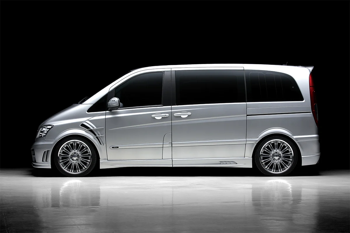 ชุดแต่ง MERCEDES-BENZ V-CLASS SHORT/LONG WALD Japan สปอร์ตไลน์ แบล็กไบซัน เอดิชัน ภาพ 4