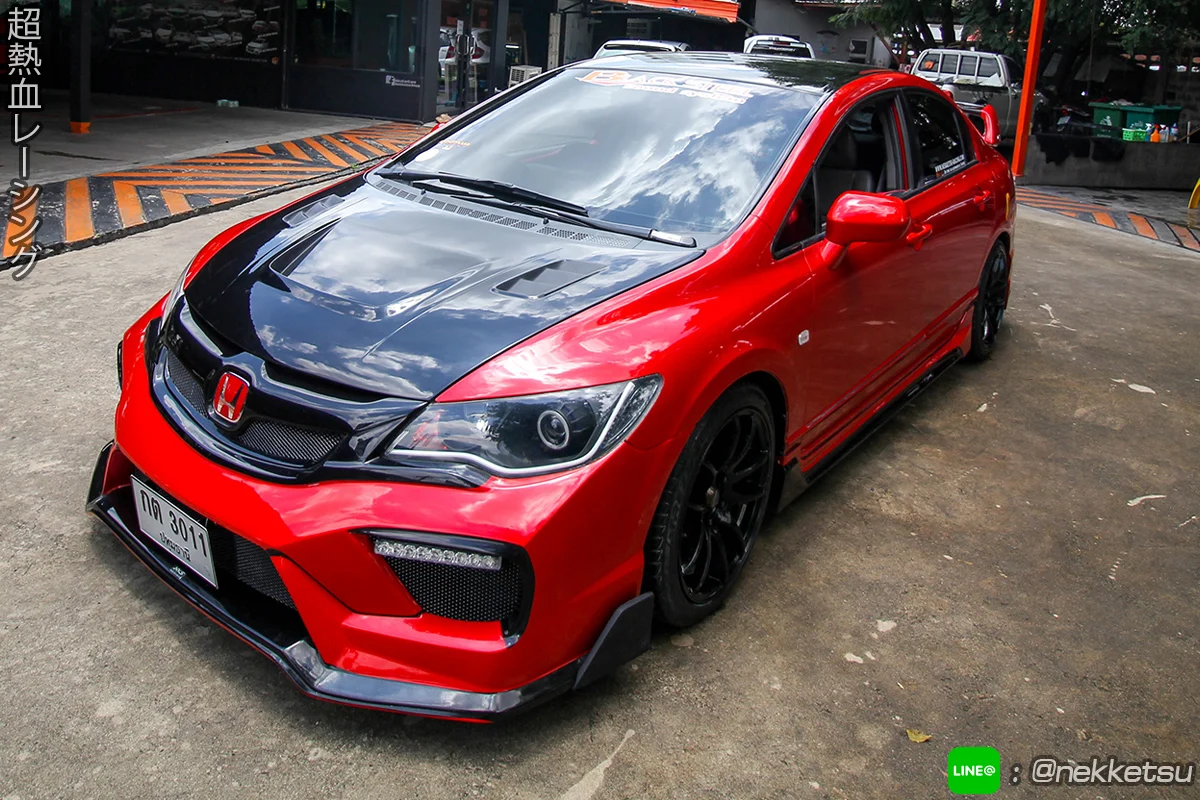 รูปชุดแต่ง ชุดแต่ง Honda Civic FD 06 11 Type X ธรรมดา ภาพที่ 15